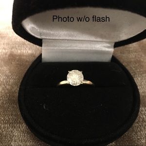 1.17 carat Diamond 14k gold engagement ring